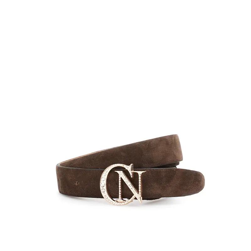 cintura in crosta, fibbia con strass t moro