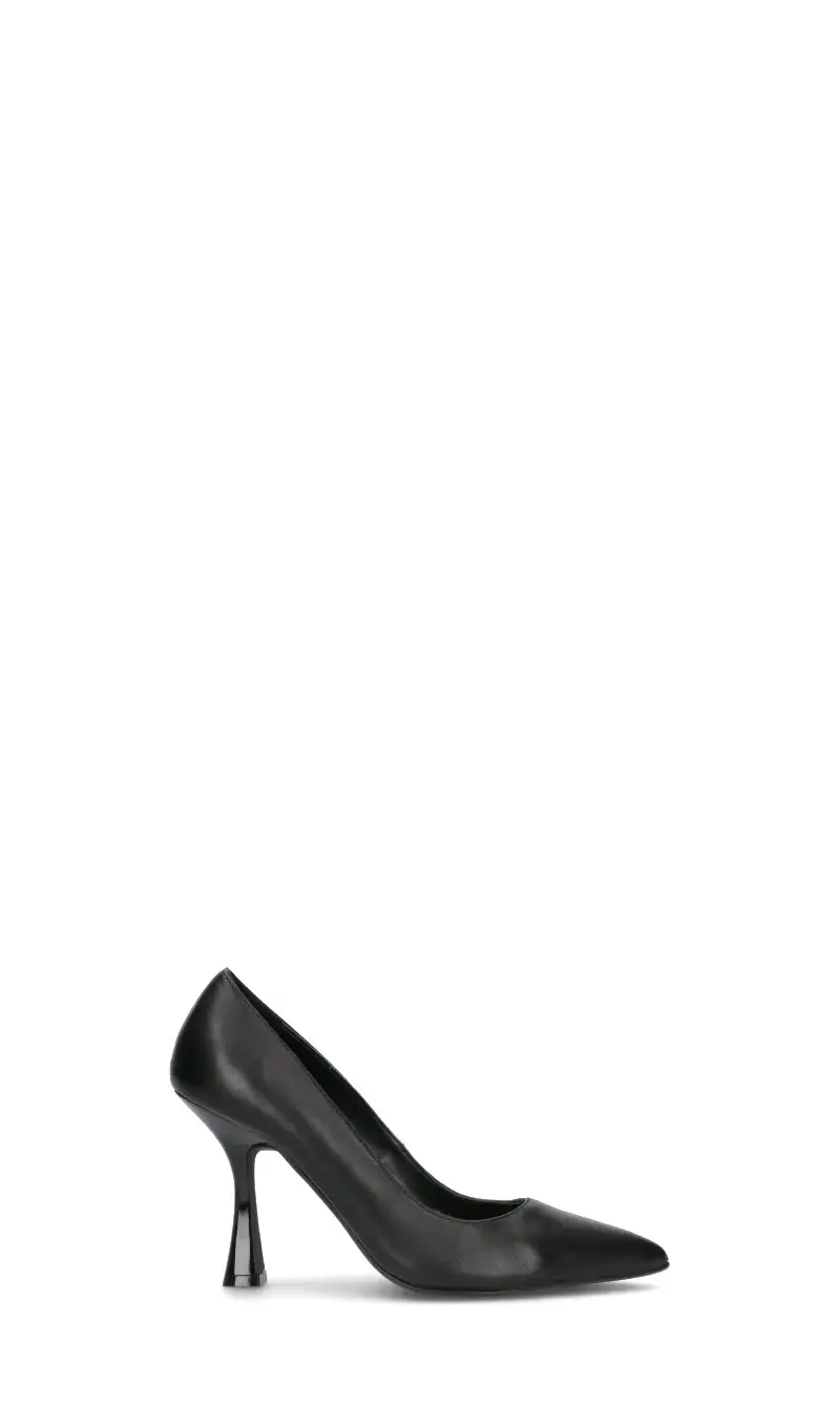 Décolleté donna nera in pelle Vario