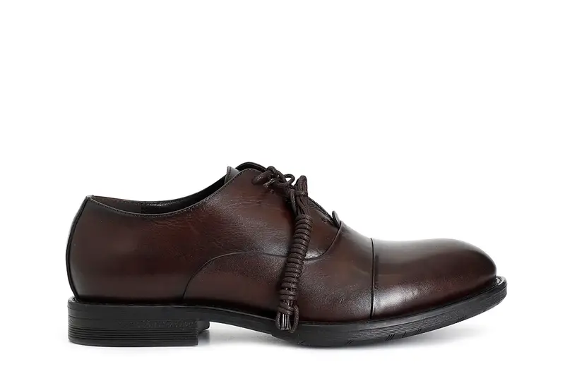 francesina da uomo in pelle t moro