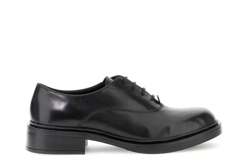 francesine in pelle nero