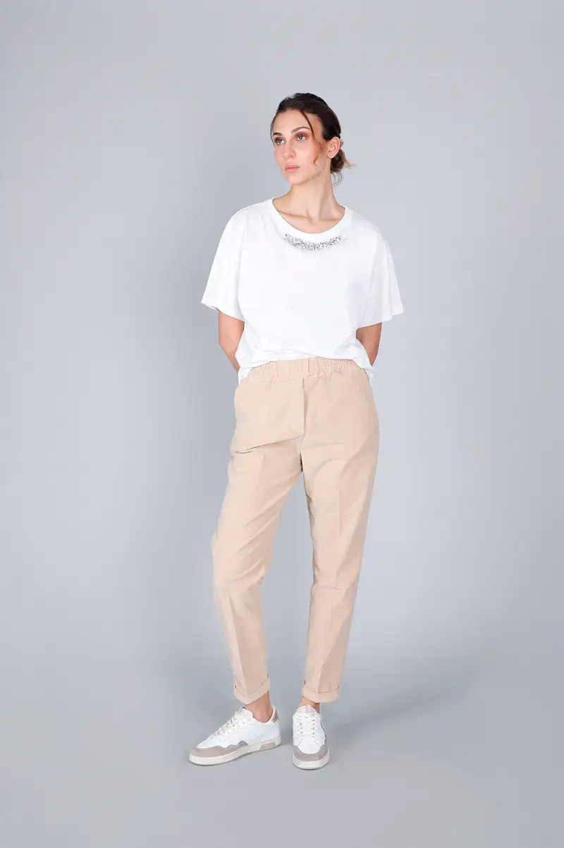 jogger tinto capo sabbia