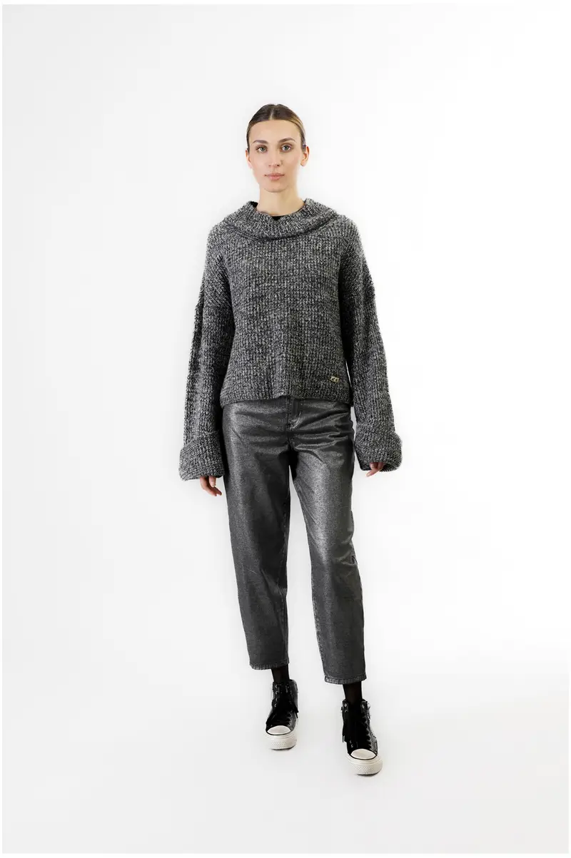 maglia moulinè collo ciclista sale e pepe