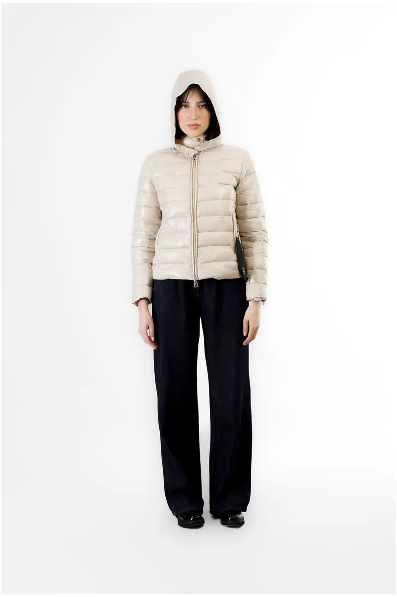 piumino corto avorio