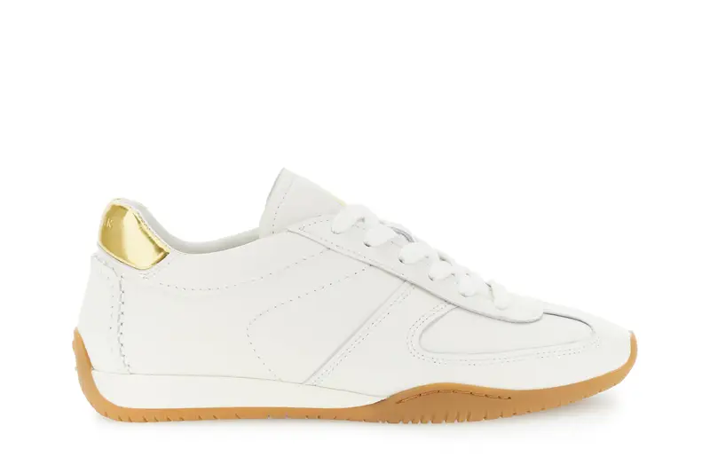 running allacciate in nappa bianco