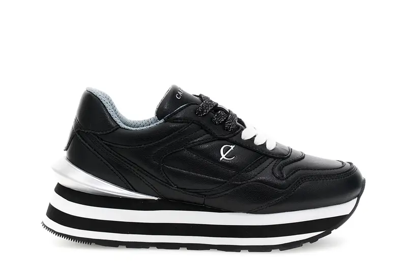 running in pelle nero