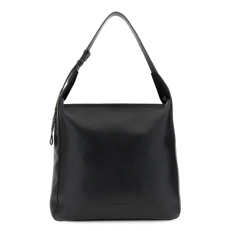 sacca morbida sfoderata in similpelle nero