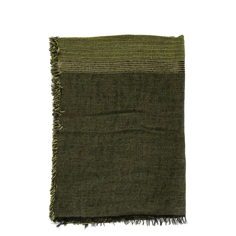 sciarpa con dettaglio lurex pistacchio