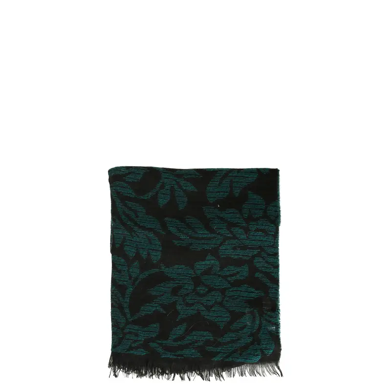 sciarpa con lurex verde