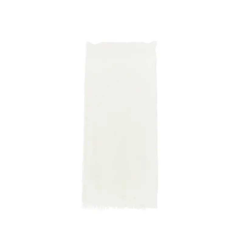 sciarpa effetto garza off white