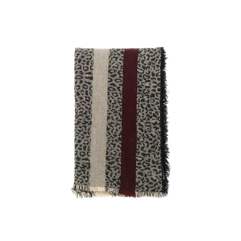 sciarpa maculata maculato burgundy