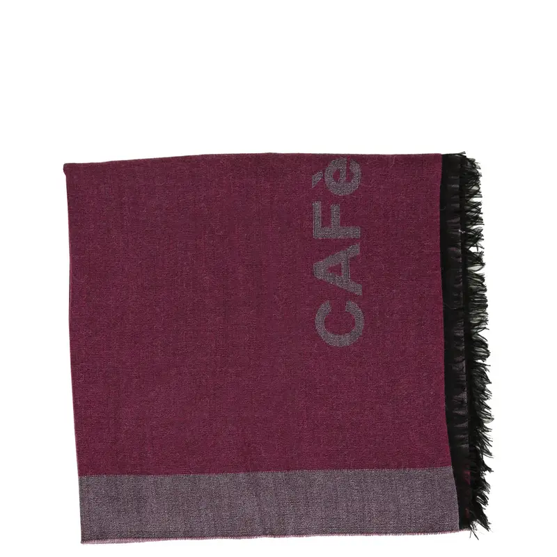 sciarpa portalogo magenta