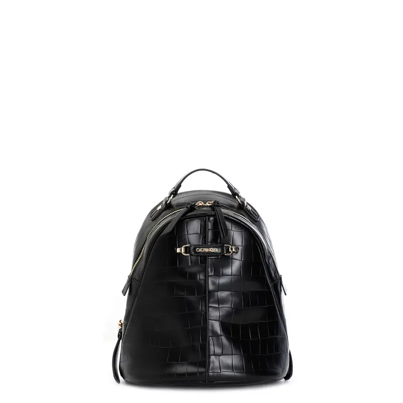 shopping trapuntata con motivo a rombi e tasca con pattina trapuntata con motiv nero