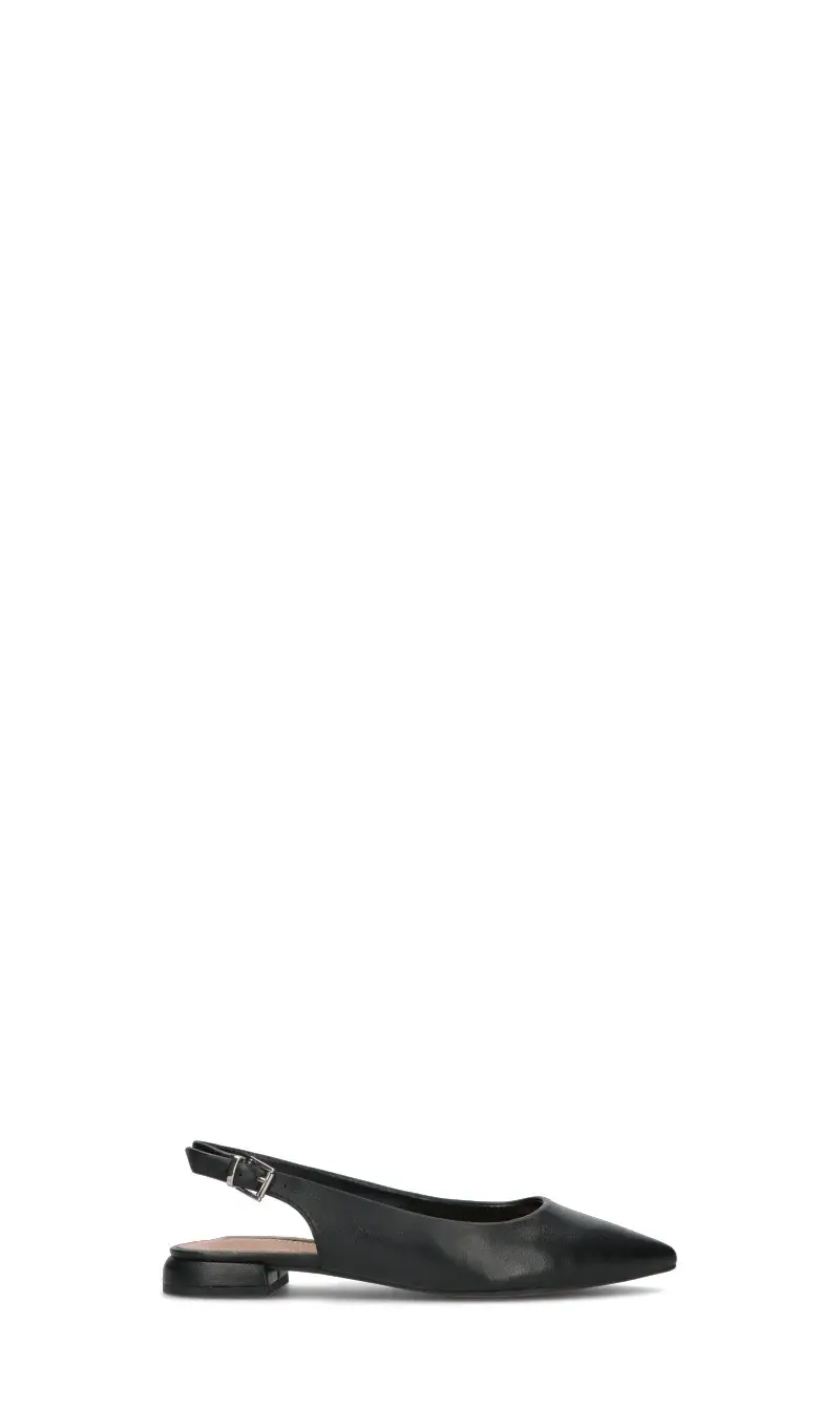 CAFèNOIR Slingback donna nera in pelle Vario