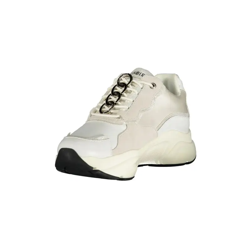 Sneakers Donna Bianche Stampa Logo Bianco miniatura 3