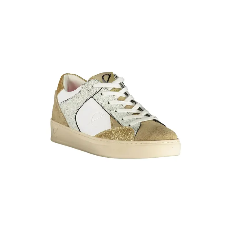 Sneakers Donna Bianche Stampa Logo Bianco miniatura 2