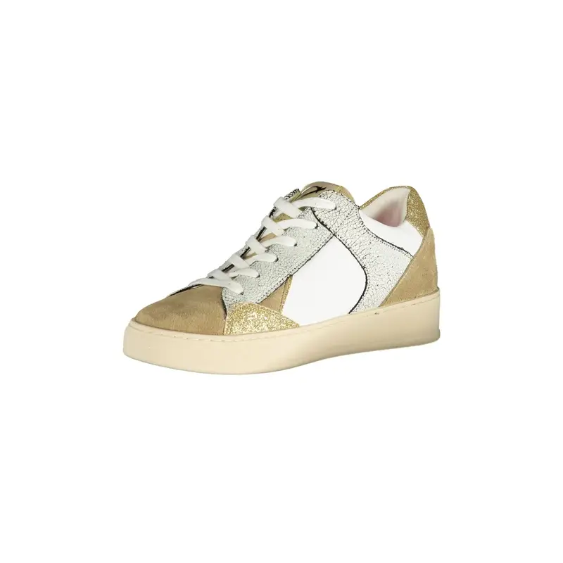 Sneakers Donna Bianche Stampa Logo Bianco miniatura 3