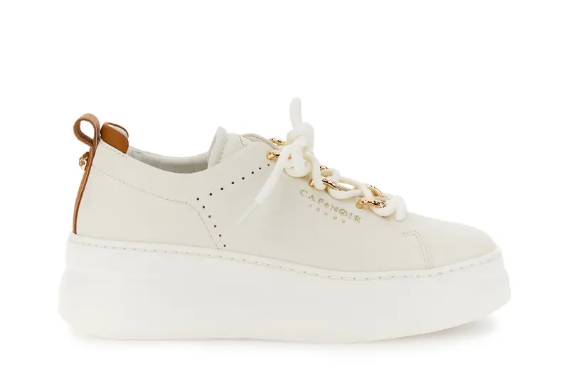 sneakers in pelle rivestita con accessori removibili off white