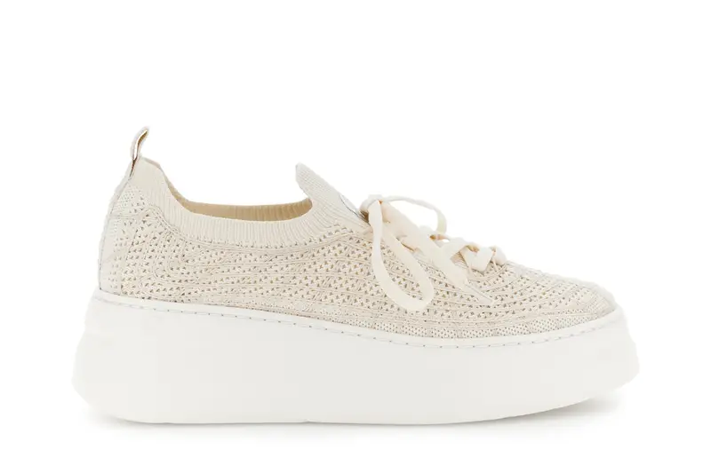 sneakers slip-on con lacci off white