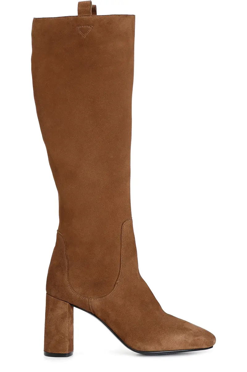 stivale in camoscio cuoio