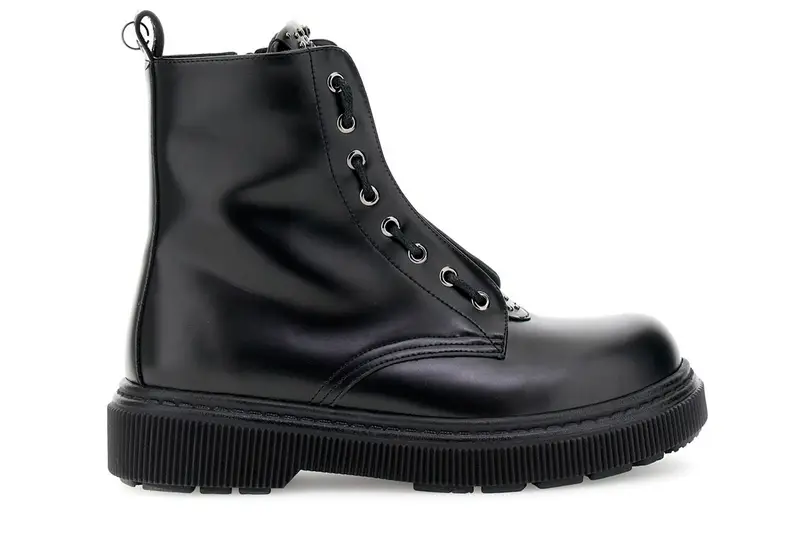 tronchetti con decori sulla linguetta nero