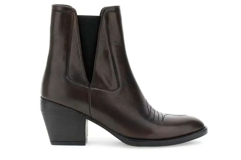 tronchetti in pelle con elastici laterali t moro