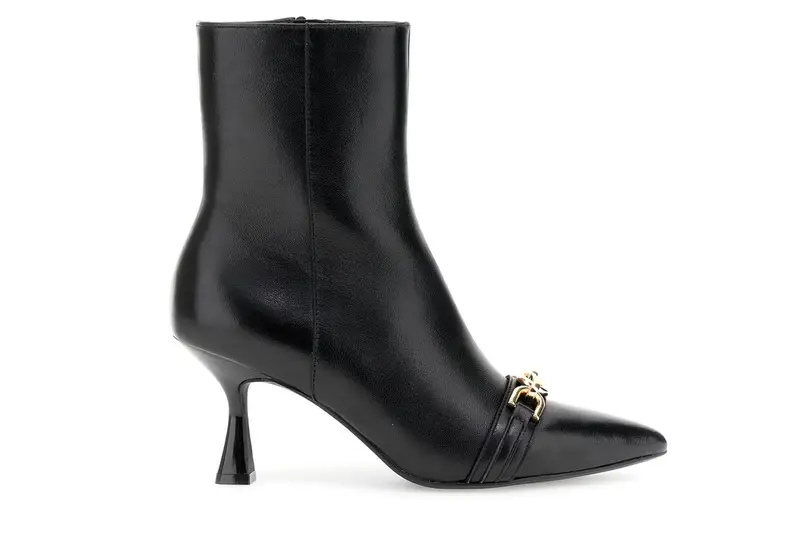 tronchetti in pelle con morsetto nero