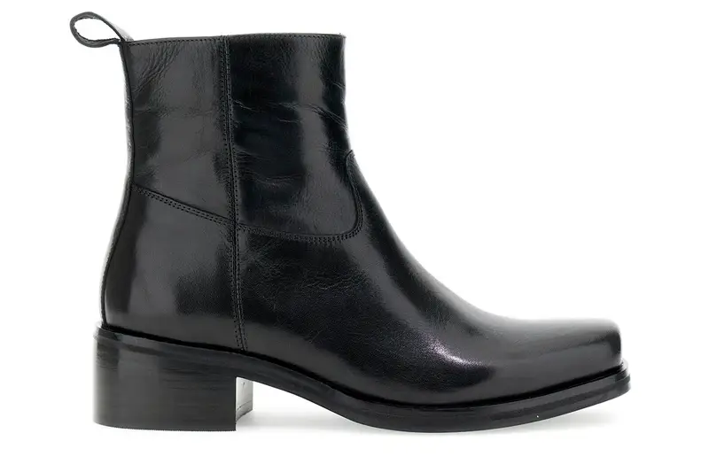 tronchetti in pelle nero