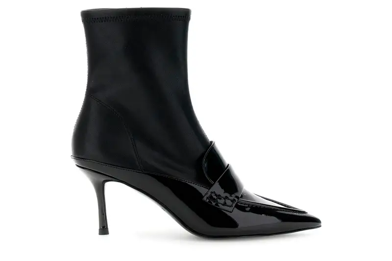 tronchetto con dettaglio mocassino nero