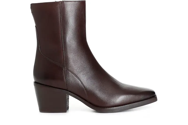 tronchetto da donna liscio in pelle t moro