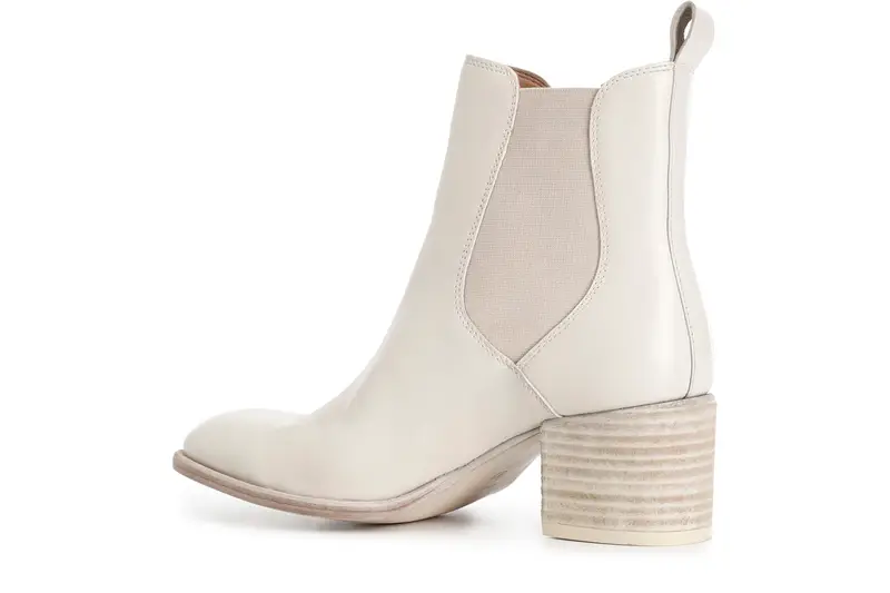 Cafè Noir Stivaletti donna in nappa latte con elastici miniatura 2