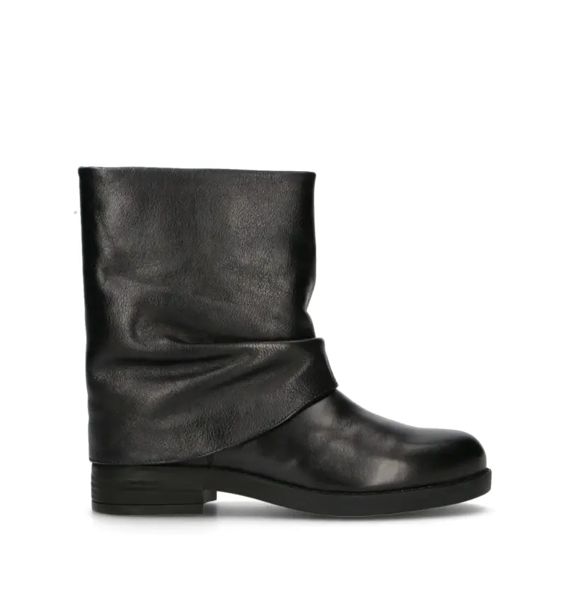 Tronchetto donna nero in pelle Vario