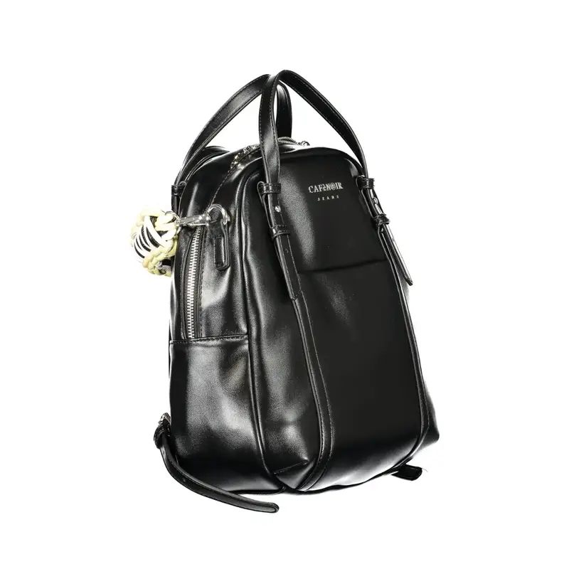 Zaino Donna Nero Dettagli a Contrasto miniatura 3