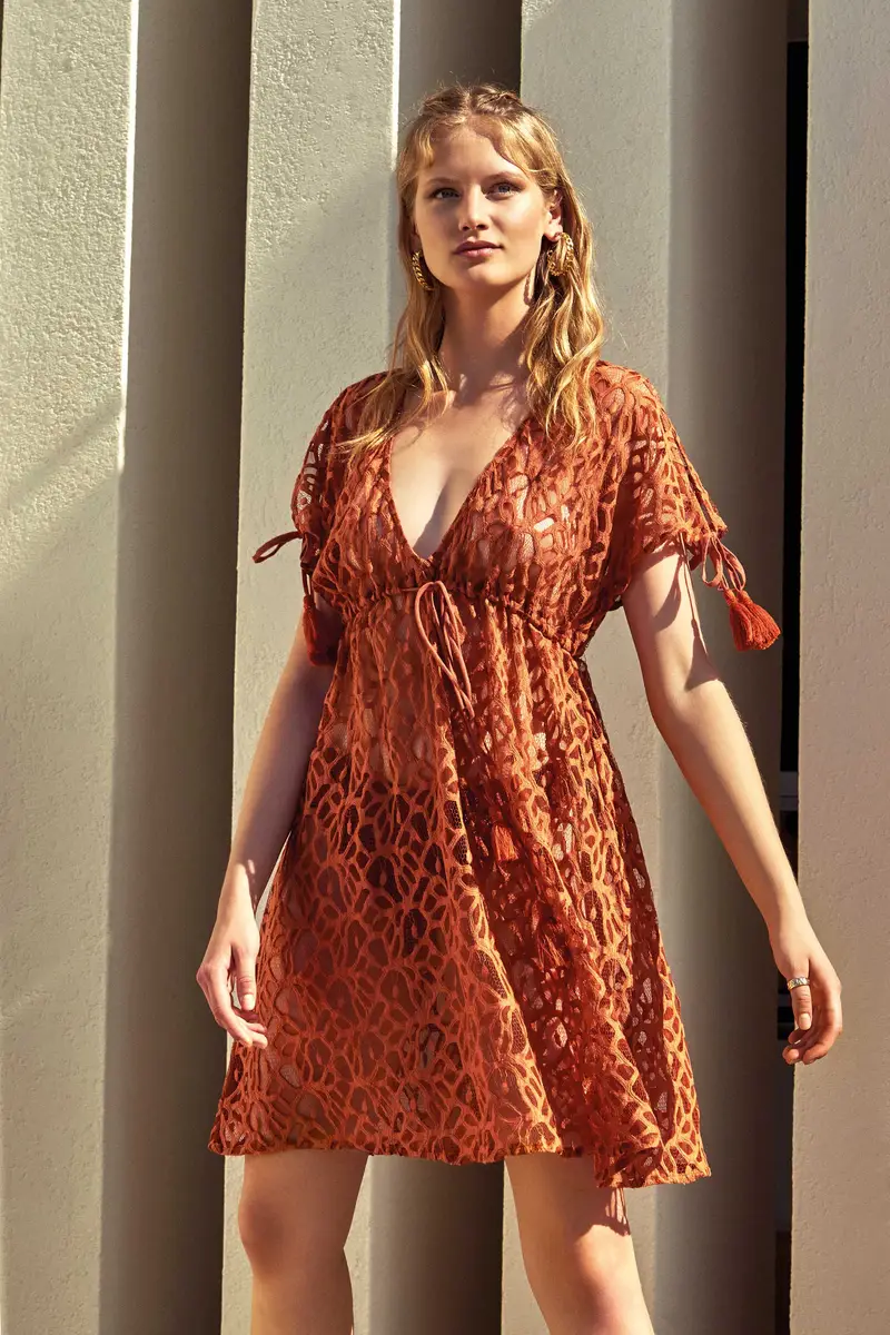 CAFTANO BRIGHTNESS | Colore: Marrone | Taglia: L