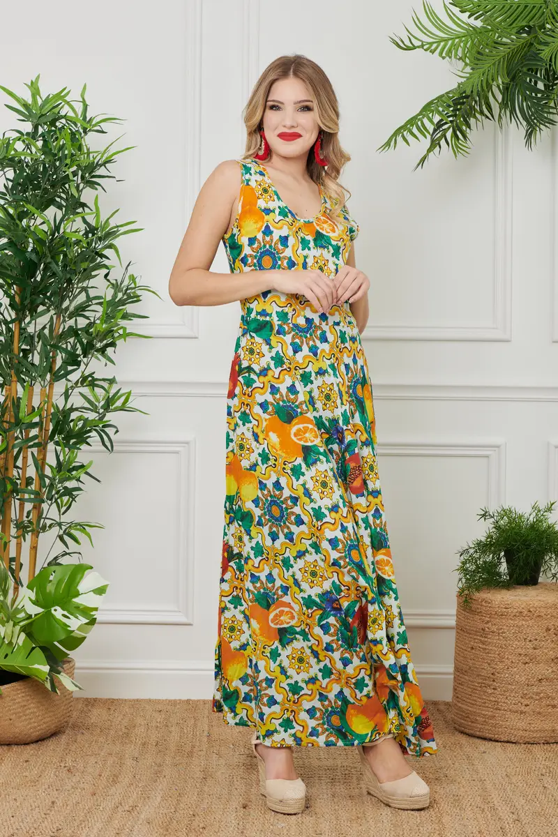 CAFTANO LUNGO | Colore: Sorrento | Taglia: S/M