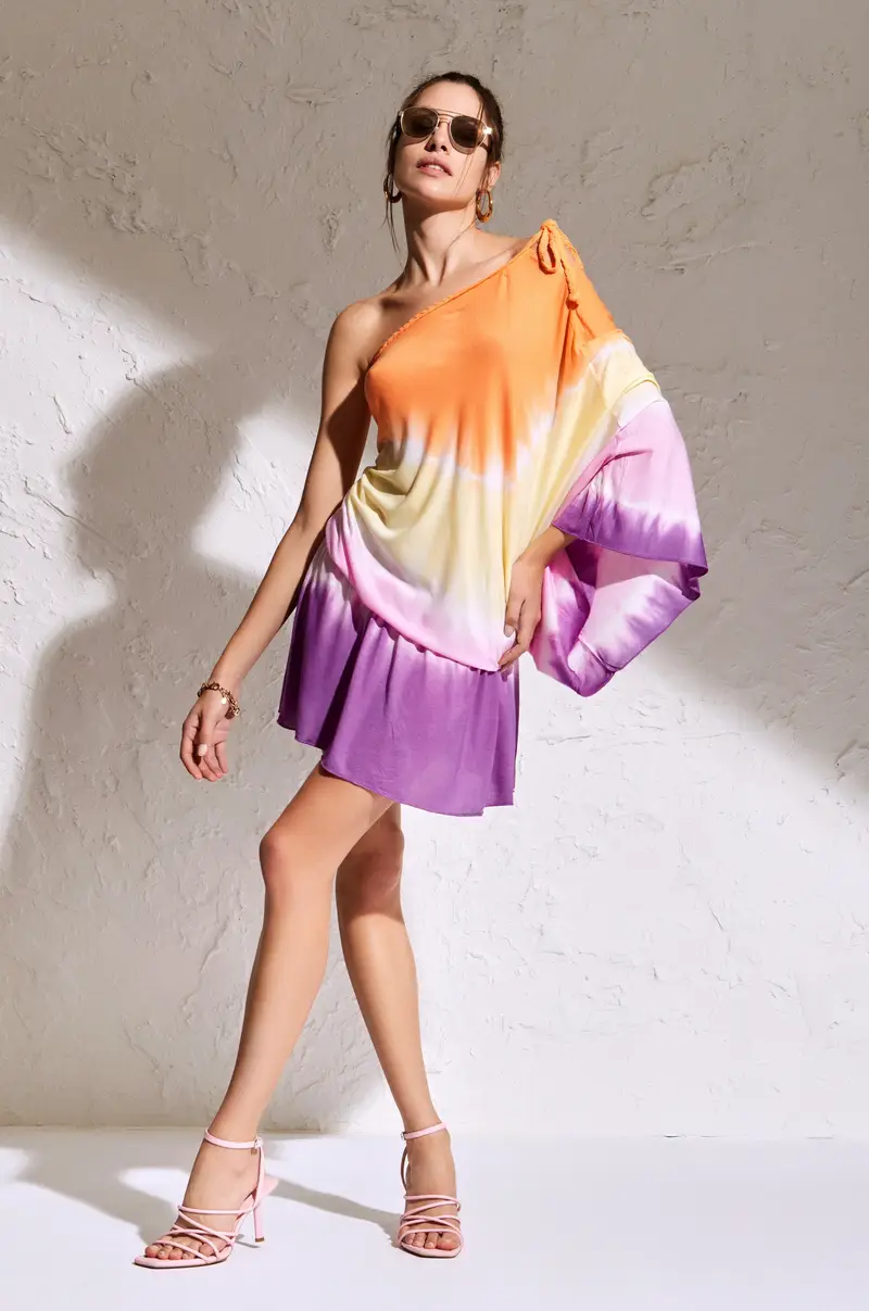 CAFTANO SUNSET | Colore: Arancio | Taglia: M