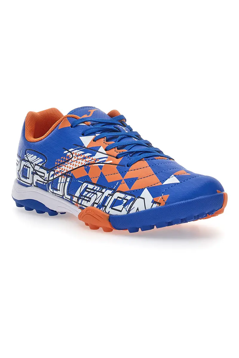 Calcetto Joma Propulsion JR Blu e Arancio miniatura 2