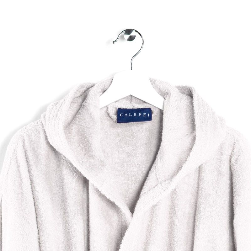 CALEFFI Accappatoio Cotone Bianco Minorca