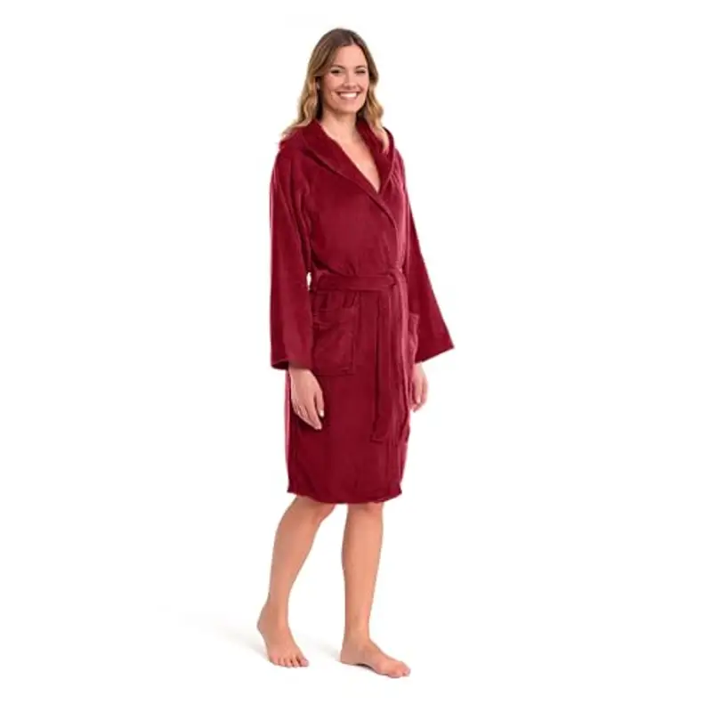 Caleffi - Accappatoio Uomo - Accappatoio Donna in Spugna di Cotone - Accappatoio Uomo Spugna Con Cappuccio - Accappatoio Piscina Palestra - Morbido e Assorbente, Asciugatura Rapida