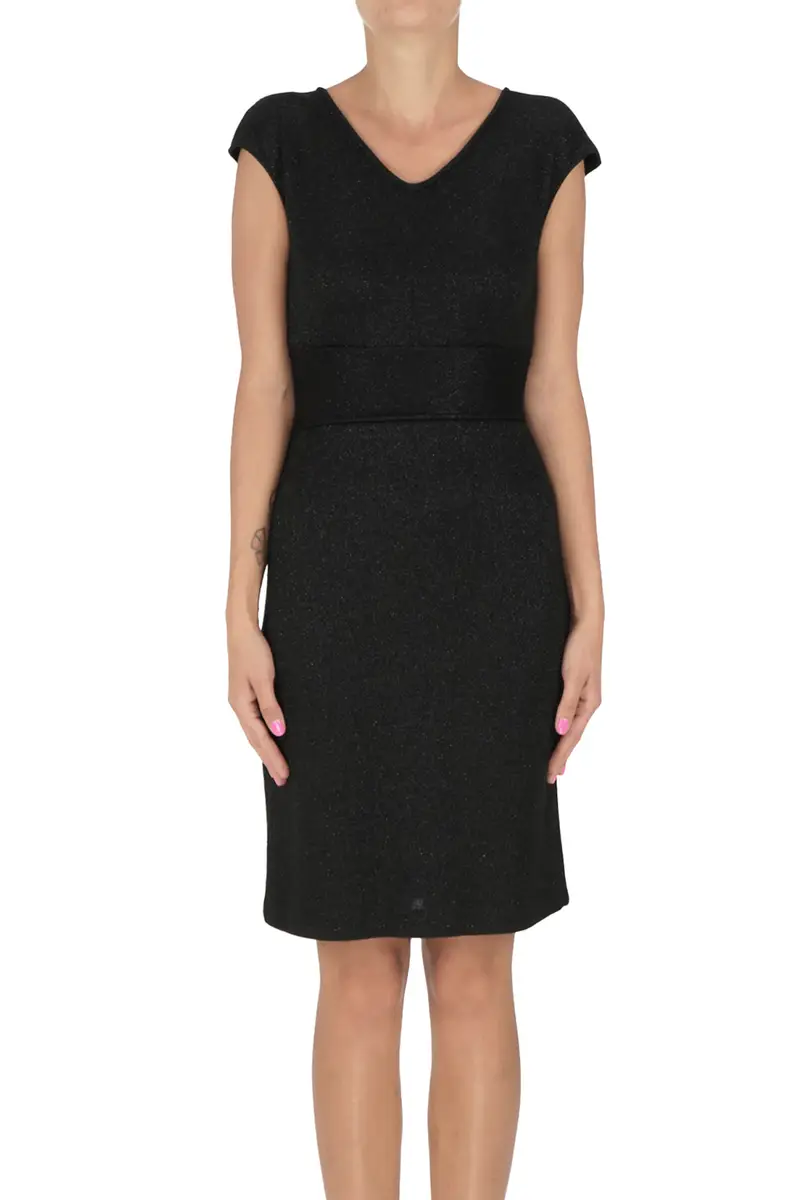 Abito in maglia con lurex