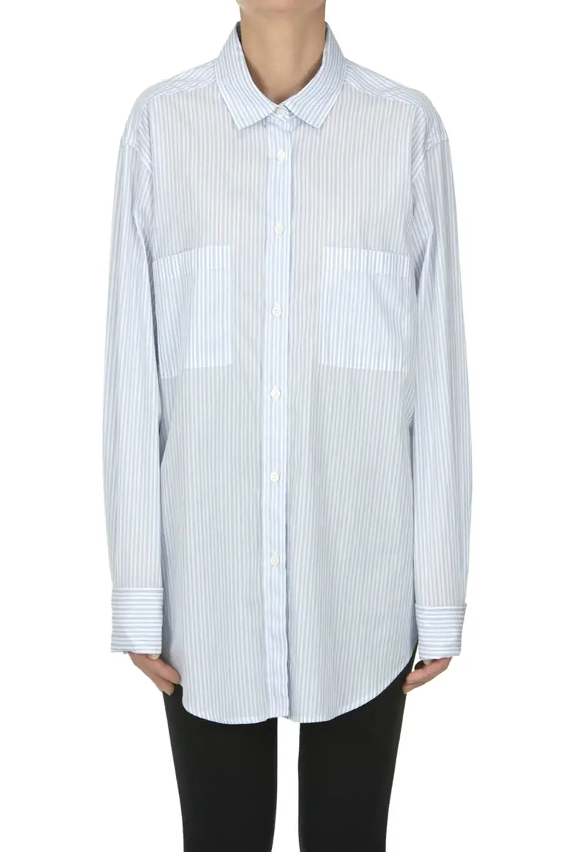 Camicia a righe oversize