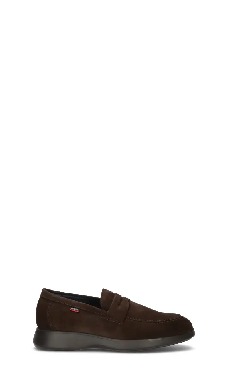 Mocassino uomo marrone in suede Vario
