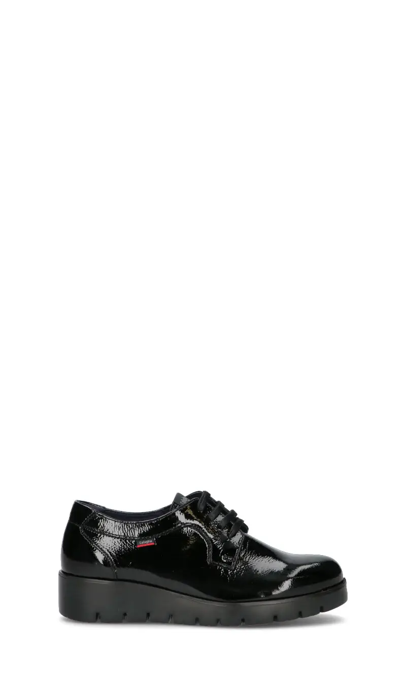 Sneaker donna nera in pelle Vario