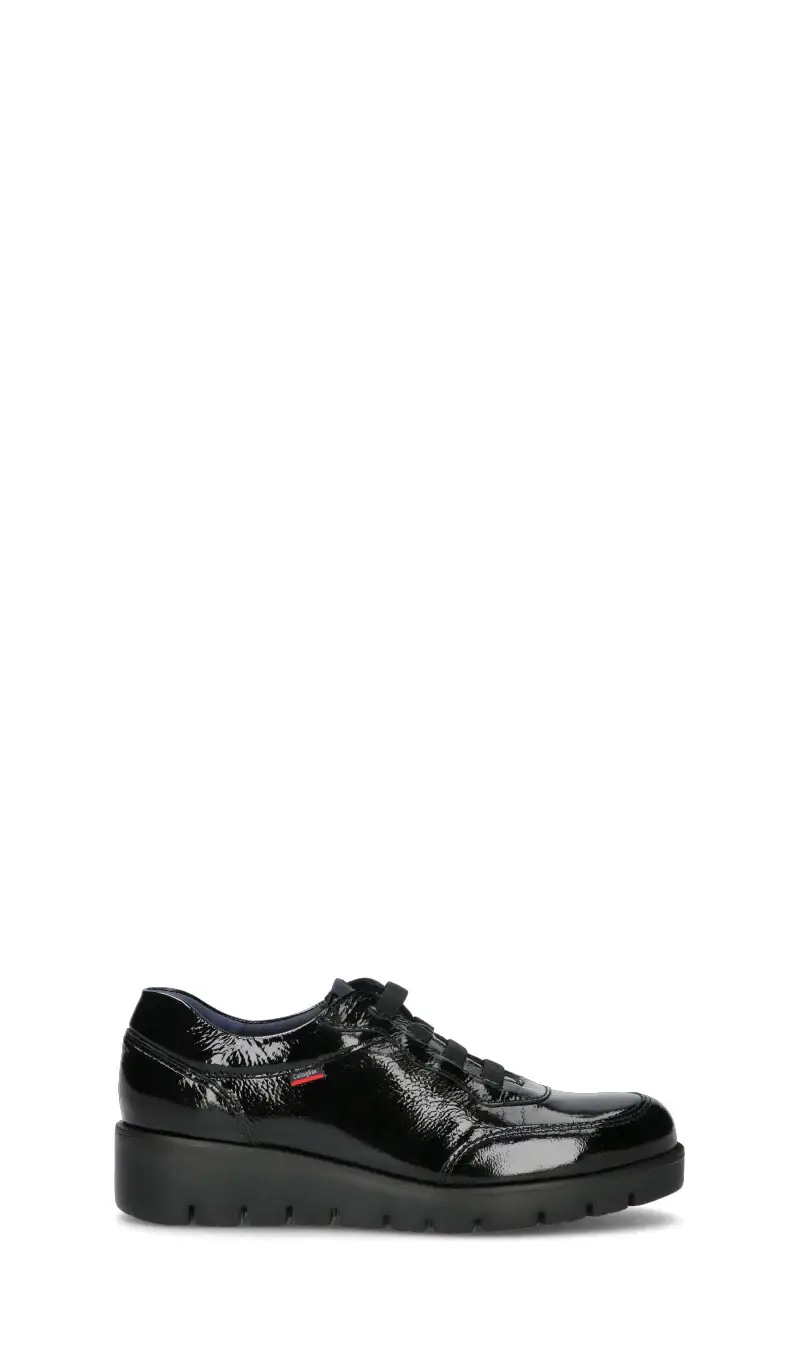 Sneaker donna nera in pelle Vario