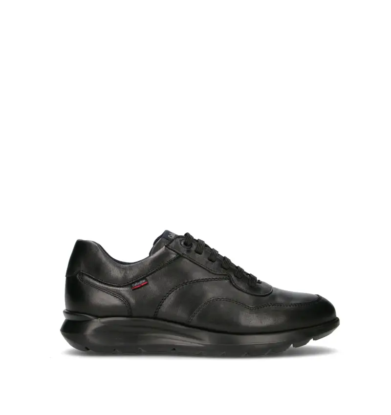 Sneaker uomo nera in pelle Vario