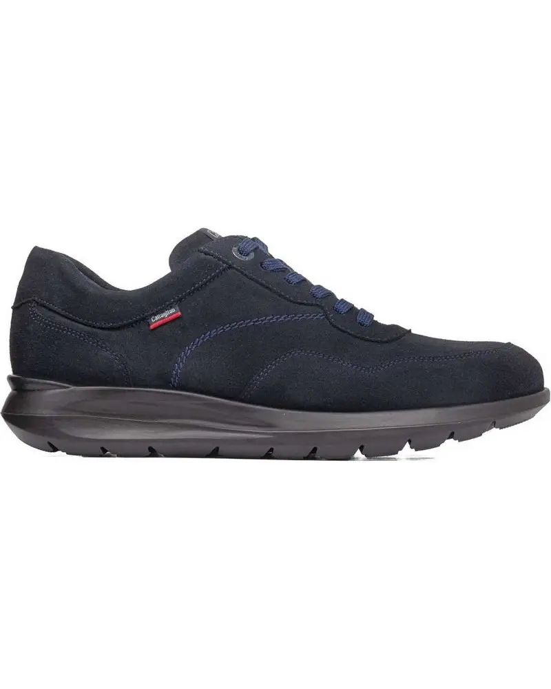 sneakers uomo wasser in camoscio azul 42615 BLU