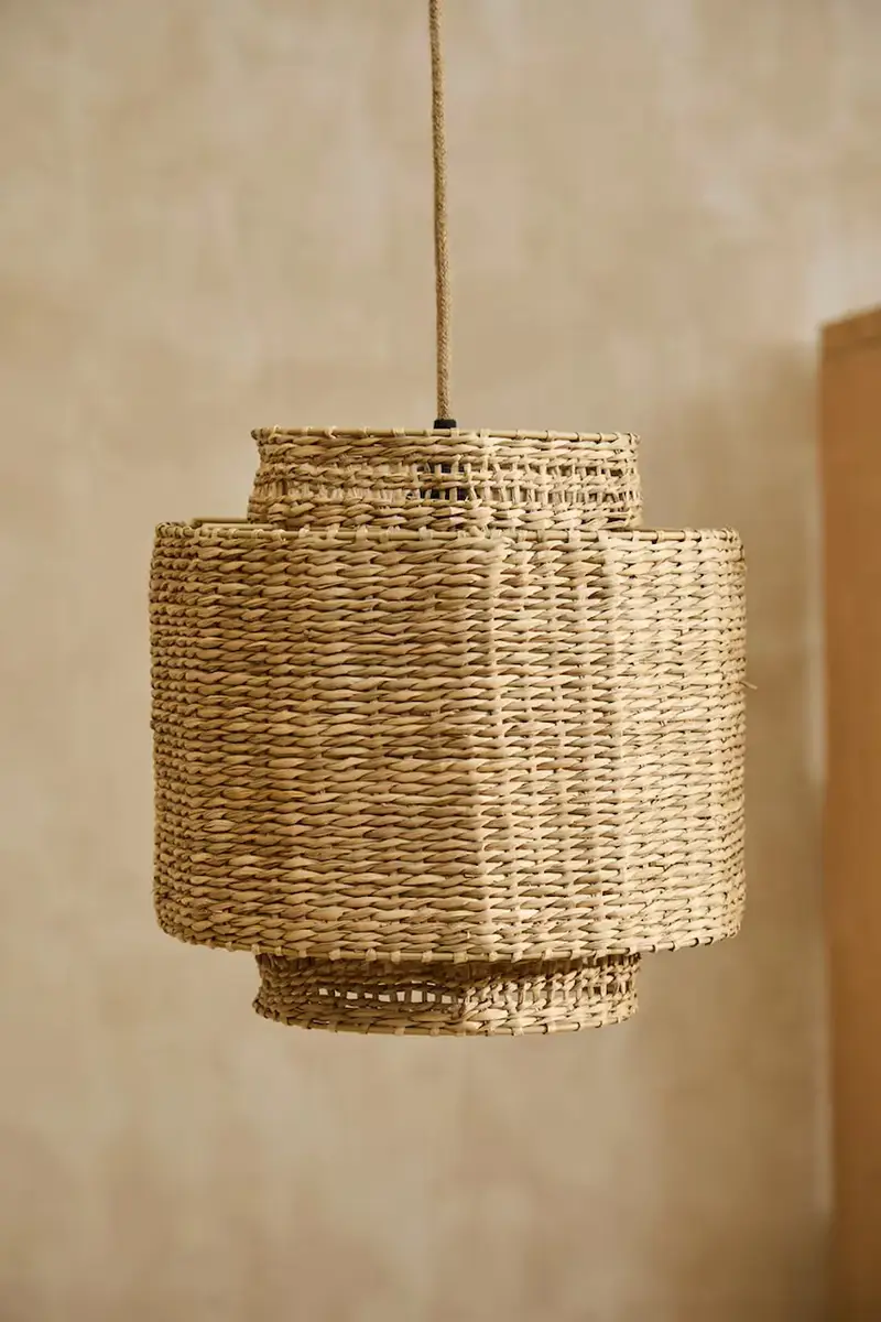 paralume per lampada da soffitto Tokyo 30 x 30 x 30 cm Beige miniatura 3