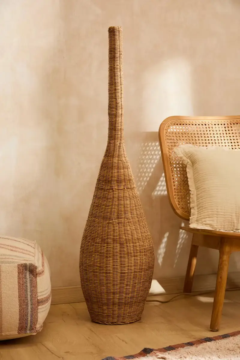 paralume per lampada da terra Salakot 31 x 120 cm Beige miniatura 4