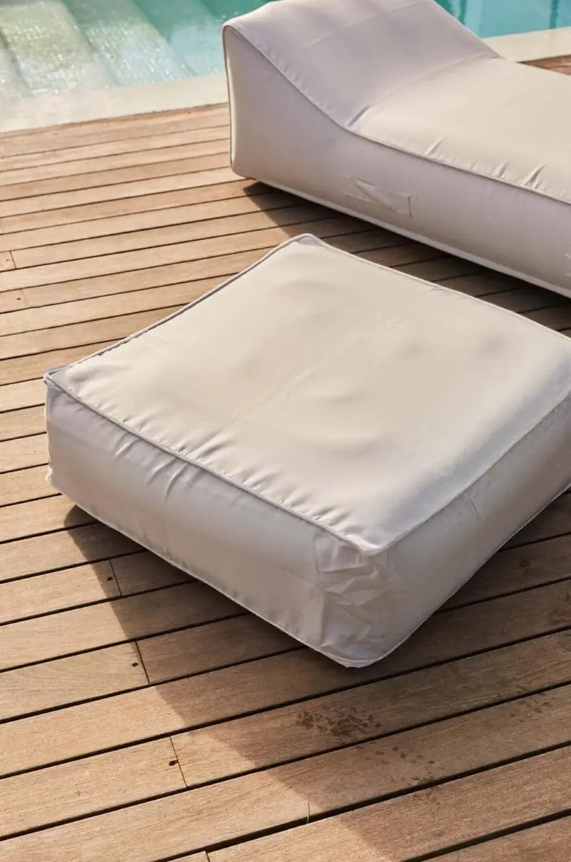 pouf gonfiabile Beige miniatura 3