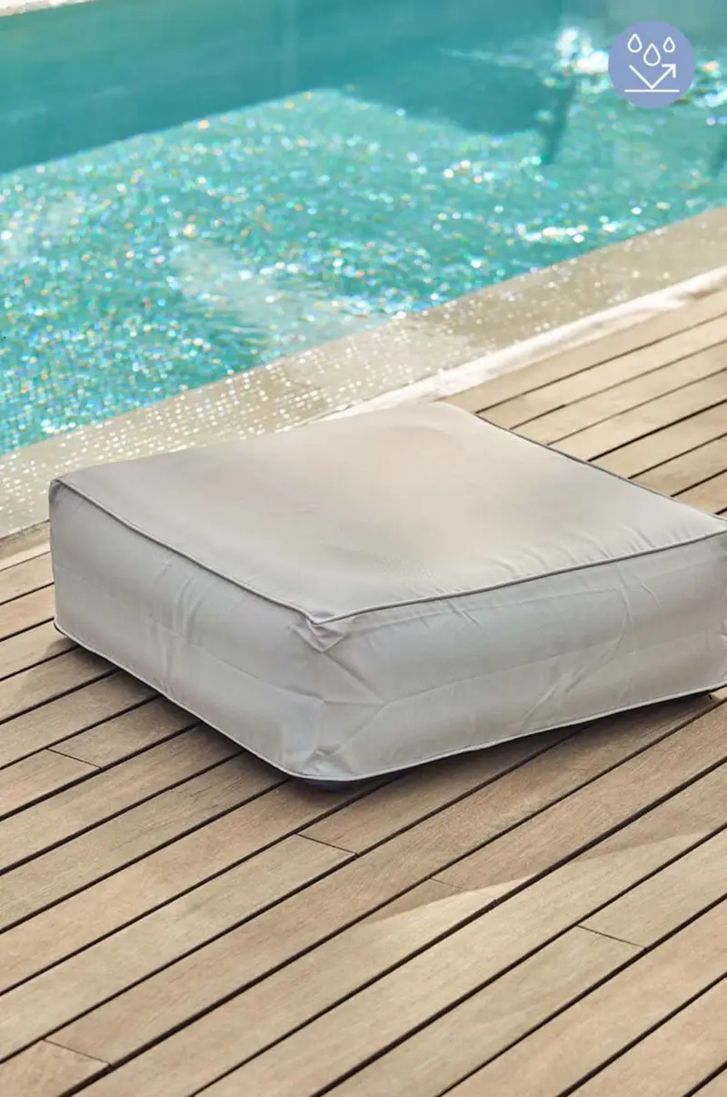 pouf gonfiabile Beige miniatura 4