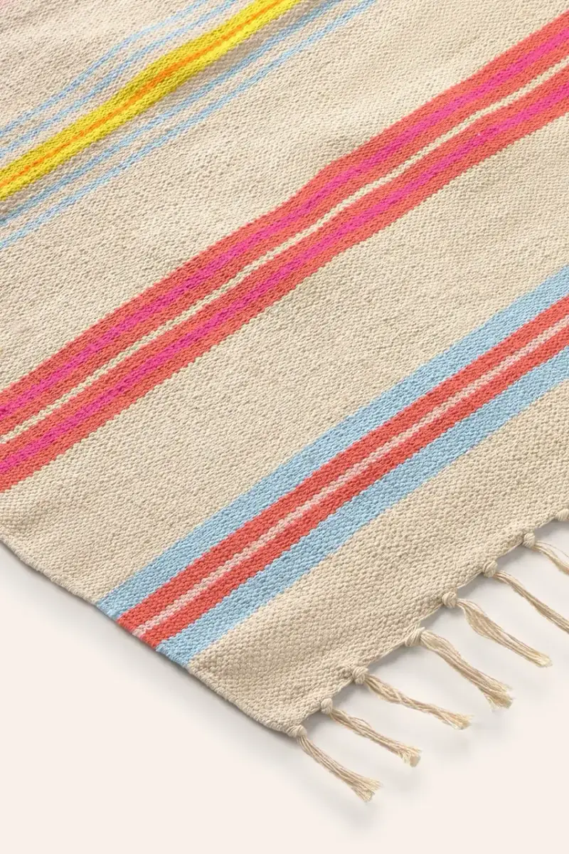 tappeto in cotone Alfombra 150 x 200 cm Multicolore miniatura 3